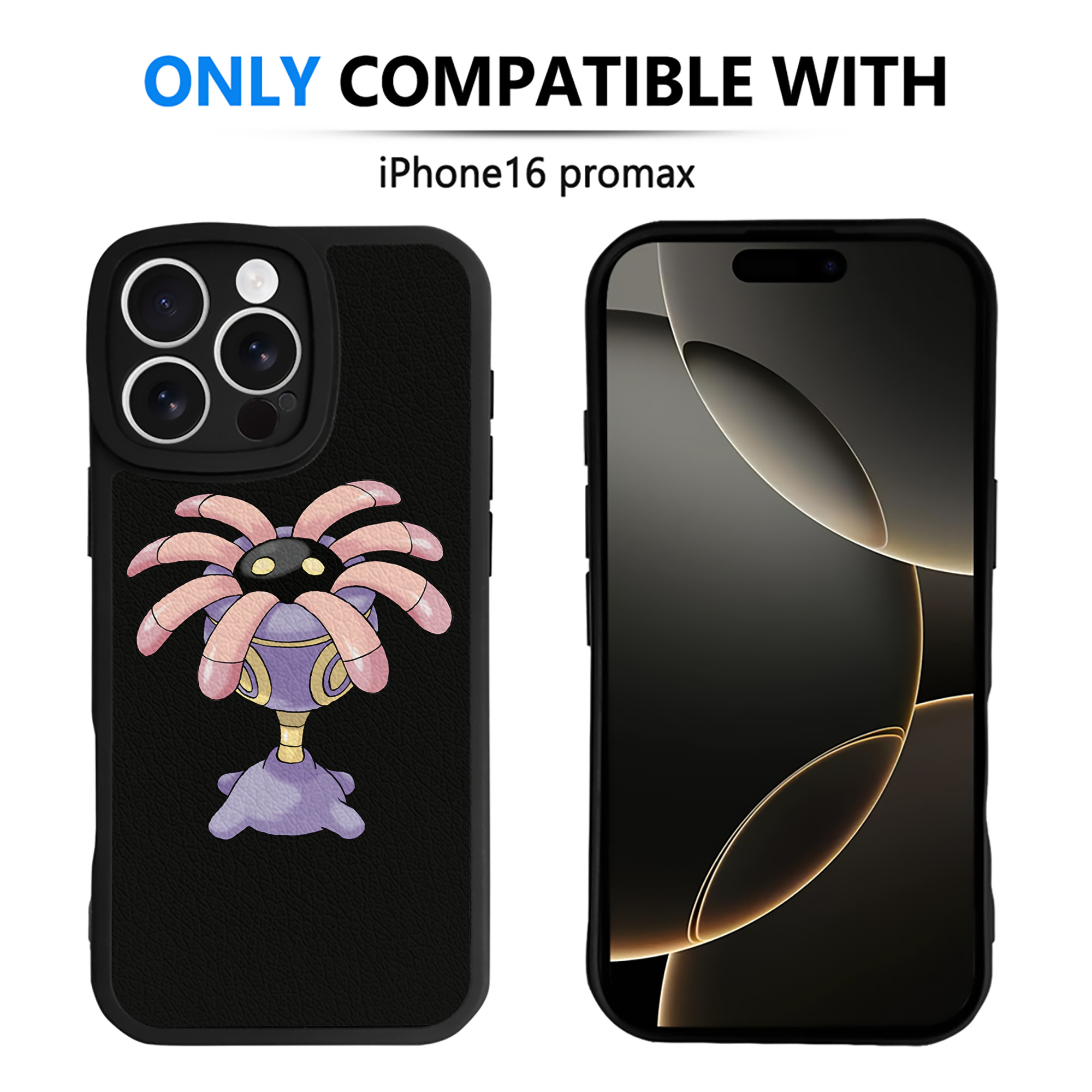 （画像用） ポケットモンスター Pokémon 【iPhone 16シリーズ対応】シリコンスマホケース（レザー調） 材質：シリコン